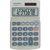 Sharp Kalkulačka EL-240SA, stříbrná, kapesní, osmimístná