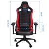 Herní židle Marvo CH-118, černo-červená