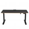 Dětský pracovní stůl, elektricky nastavitelná výška, 120X60 cm, 55-81 cm, PULSAR, černý, ULTRADESK
