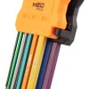 Dlouhé imbusové klíče 09-512, NEO TOOLS