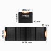 Přenosný solární panel, Neo Tools, 140 W, solární nabíječka