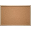 Eurosupplies korková tabule dřevěný rám 40x30 cm