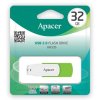 Apacer USB flash disk, USB 2.0, 32GB, AH335, zelený, AP32GAH335G-1, USB A, s otočnou krytkou