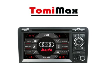 AUDI A3 Android 14 autorádio s WIFI, GPS, USB, BT