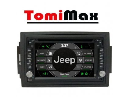 Jeep Android 14 autorádio s WIFI, GPS, USB, BT