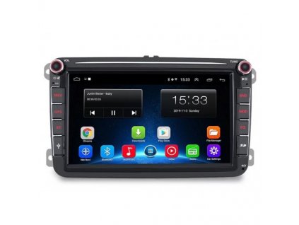 Škoda, VW, SEAT 8" Android 11 autorádio s WIFI, GPS, USB, BT LOW (Verzia: 4 jadrový 1GB RAM + ROM 16GB)