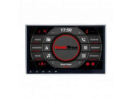 1DIN 10,1" autorádio Android 14 s WIFI, GPS, USB, BT LOW