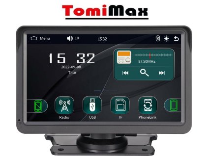 Monitor 7" s Apple CarPlay, Android auto, Bluetooth, USB, SD, FM