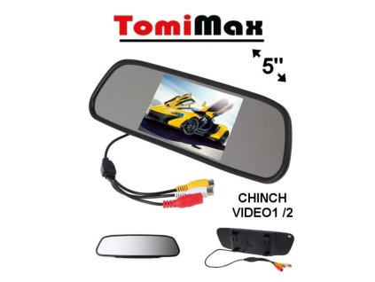 5 LCD monitor v spätnom zrkadle