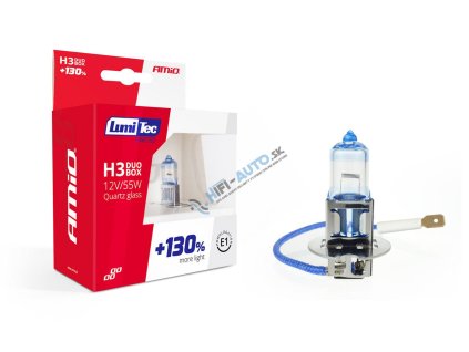 Halogenové žárovky 2ks H3 LumiTec LIMITED +130% 12V 55W