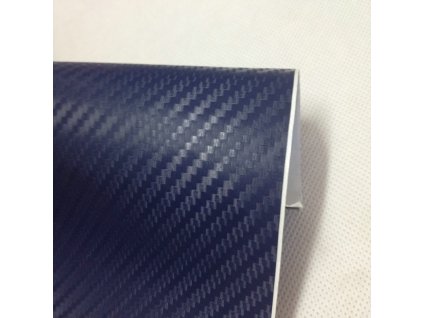 Tmavě modrá 3D carbon (air free bubbles)