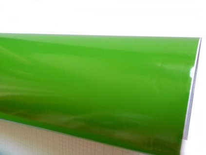 Zelená lesklá fólie (air free bubbles)