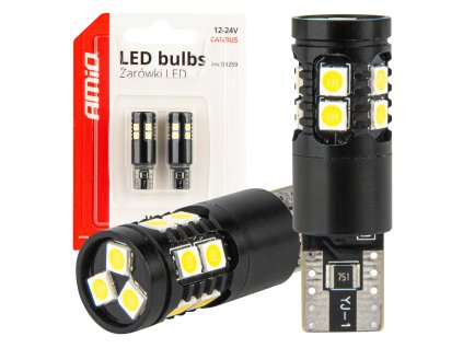 LED žárovka CANBUS T10 W5W 13SMD 3030 White 12V/24V