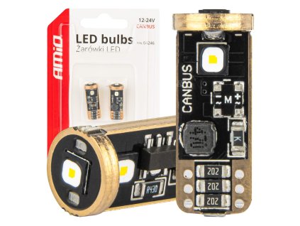 LED žárovka CANBUS T10 W5W 3SMD 3838 White 12V/24V