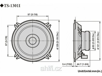 Pioneer TS-1301I Reproduktory širokopásmové 13cm