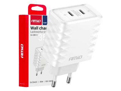 Síťová nabíječka Quick Charger 35W 2xUSB-C