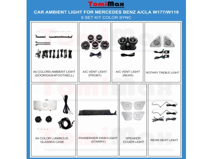 Benz A(W177) CLA (W118) Ambient light