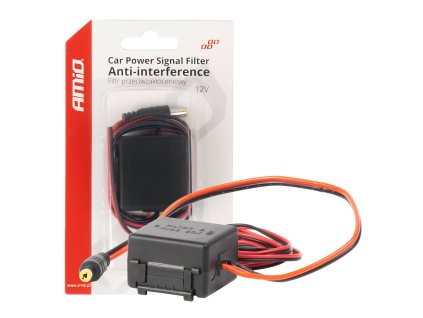Odrušovací filtr do auta s DC-DC meničem 12/24V-12V