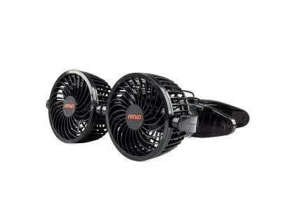 Ventilátor do auta s klipem 2x4" 12V