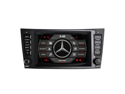 Mercedes W211 Android 14 autorádio s WIFI, GPS, USB, BT LOW