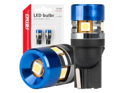 LED žárovka CANBUS T10 W5W 5SMD 3030 White 12V/24V