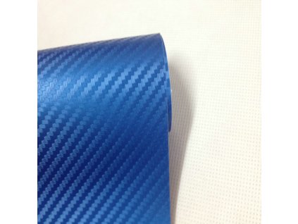 Modrá 3D carbon (air free bubbles)