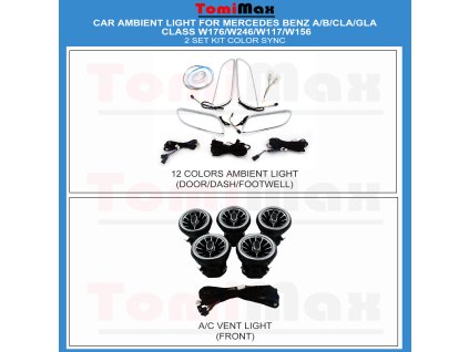 Benz A(W176) B CLA GLA Ambient light