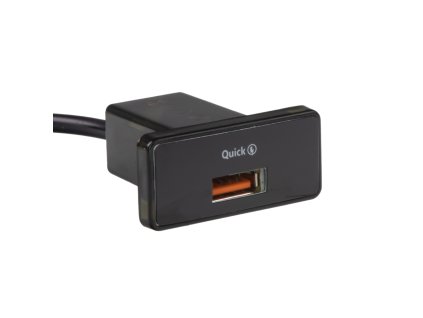 USB nabíječka QC3.0 do panelu. 12/24V
