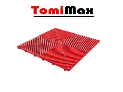 Modulární PVC podlaha - červená