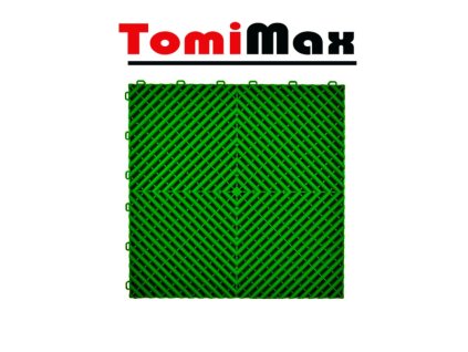 Modulární PVC podlaha - tmavě zelená