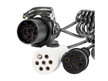 Spirálový kabel TIR 2x 7 PIN 15 PIN typ N/S 5m 24V