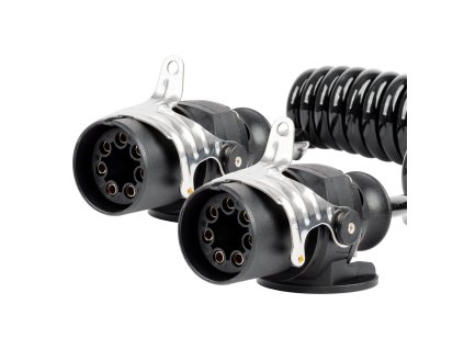 Spirálový kabel TIR 2x 7 PIN typ EBS 5m 24V