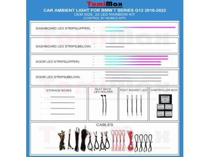 7 Series G12 2016 2022 22 Leds