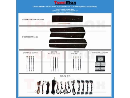 （20）Touareg 2011 2018 Basic Equipped(Starry) 18 Leds