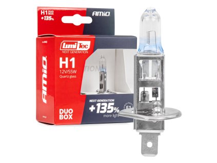 Halogenové žárovky H1 12V 55W LumiTec NEXT GENERATION +135% DUO