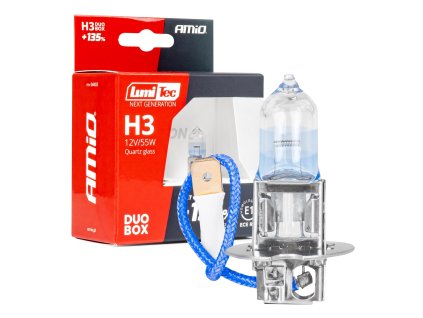 Halogenové žárovky H3 12V 55W LumiTec NEXT GENERATION +135% DUO