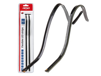 LED pásky do auta bílé 2x30cm 12V