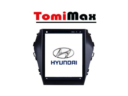 Hyundai Santa Fe TESLA style Android 14 autorádio s WIFI, GPS, USB, BT
