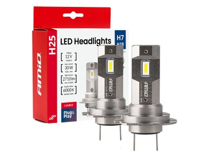 LED prestavbová sada Séria H25 CANBUS H7 H18 12V 30W