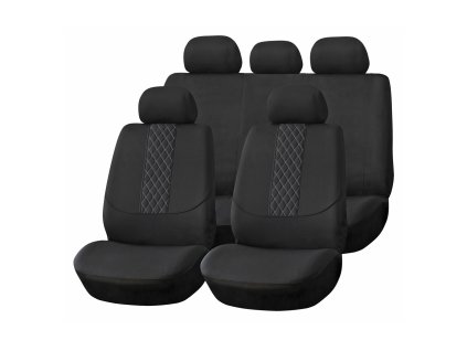 Univerzální potahy na autosedačky, přední a zadní, sada SC02