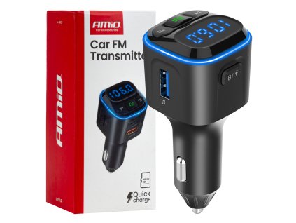 FM transmitter 1×USB-A 2×USB-C 12/24V