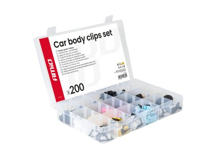 Sada středních autosvorek a špendlíků 200 ks