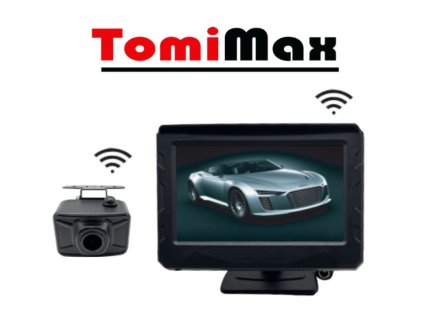 AHD bezdrátový digitální kamerový systém 12-36V + 4,3" monitor