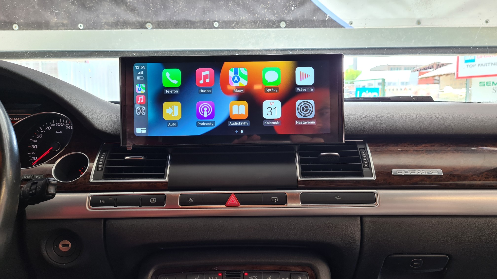 Audi A8 Android 13 autorádio - nejlevnejsiautoradia.cz
