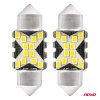 LED žárovka CANBUS 12SMD Festoon C5W 2016 31mm White 12/24V