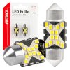 LED žárovka CANBUS 12SMD Festoon C5W 2016 31mm White 12/24V