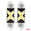 LED žárovka CANBUS 12SMD Festoon C5W 2016 36mm White 12/24V