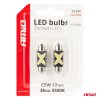 LED žárovka CANBUS 12SMD Festoon C5W 2016 36mm White 12/24V