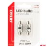 LED žárovka CANBUS 12SMD Festoon C5W 3838 36mm White 12/24V