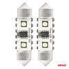LED žárovka CANBUS 12SMD Festoon C5W 3838 39mm White 12/24V